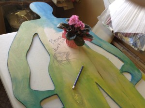 Part of Invisible woman installation